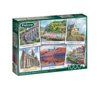 Greetings From Scotland 1000 Piece Jigsaw Puzzle Falcon De Luxe Multi One Size