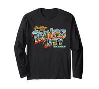 Greetings from Traverse City Michigan Long Sleeve T-Shirt