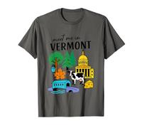 Greetings from Vermont Scenic Icons T-Shirt