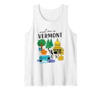 Greetings from Vermont Scenic Icons Tank Top