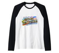 Greetings from White Mountains Raglan Baseball Tee