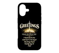 Greetings Grace Be with You Paul Letter I Tank God For You Case for iPhone 17