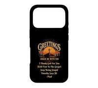 Greetings Grace Be with You Paul Letter I Tank God For You Case for iPhone 17 Pro
