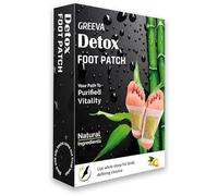 GREEVA Premium Detox Foot Patches 10,Cleansing Toxin Remover Foot Pads,Pain Relief,Stress Relief Sleep Patch For Detoxification,For Men&Women(Pack Of 1=10 Patch)