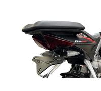 GREF license plate holder compatible with Aprilia RS 660 2021-2024 (with flip-up button)
