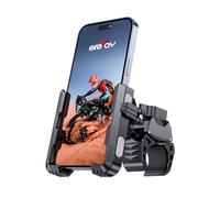 GREFAY Bike Phone Holder Motorbike Phone Holder [1S Quick Release Robust Connections] Anti Shake Universal 360° Bicycle Handlebar Holder for iPhone 15/14/13 Samsung S23/S22 4.5-7" Smartphone