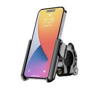 GREFAY Bike Phone Holder Motorcycle Phone Holder, 1S Quick Release& 360° Rotation Bike Phone Mount, Universal Motorbike Bicycle Phone Holder for iPhone 17/16/15/14 Pro Max, 4.0-7.0 Inch Smartphones