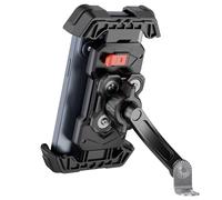 GREFAY Motorcycle Phone Holder, Universal Motorbike Phone Mount 【2026 Double Anti Vibration 】 Phone Holder for Motorbike Mirror Mount With 360 Rotation for 4.5-7.2 Inch Smartphone
