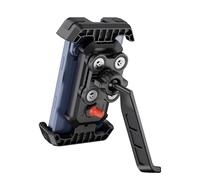 GREFAY Motorcycle Phone Holder, Universal Motorbike Phone Mount with Dual Anti-Vibration, Phone Holder for Motorbike Mirror Mount with 360° Rotation for 5.1-6.8 inch Smartphones