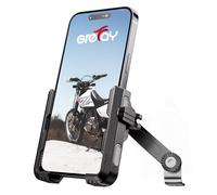 GREFAY Motorcycle Phone Holder, Universal Motorcycle Phone Mount 【2025 Double Vibration Damping】 Phone Holder for Motorbike Rear View Mirror With 360 Rotation for 4.5-7.2 Inch Smartphone