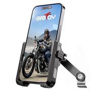 Grefay Motorcycle Phone Mount, 1S Quick Release Anti Shake Motorbike Phone Holder for 4.0-7.0 Inch Smartphone for Motorcycle Mirror Phone Mount with 360° Rotatabe Visit The Store