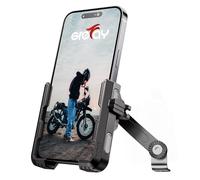 Grefay Motorcycle Phone Mount, 1S Quick Release Anti Shake Motorbike Phone Holder for 4.0-7.0 Inch Smartphone for Motorcycle Mirror Phone Mount with 360° Rotation