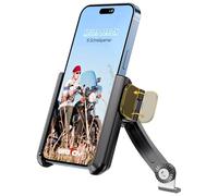 GREFAY Motorcycle Phone Mount, 1S Quick Release. Anti Shake Motorbike Phone Holder for 4.0-7.0 Inch Smartphone for Motorcycle Mirror Phone Mount with 360° Rotatabe