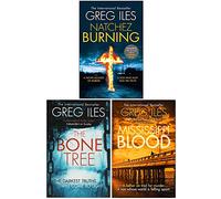 Greg Iles Penn Cage Series (4-6) 3 Books Collection Set (Natchez Burning, The Bone Tree, Mississippi Blood)