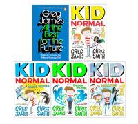 Greg James Collection 5 Books Set (All the Best for the Future, Kid Normal, Kid Normal and the Rogue Heroes, Kid Normal and the Shadow Machine & Kid Normal and the Final Five)