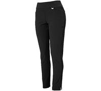 Greg Norman - Ladies Pull On Adjustable Trouser - Womens Golf Sports-Inspired Pants - Black - XS