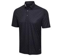 Greg Norman Men’s ML75 Microlux Fore Golf Polo Shirt - Black - Size 2XL - ML75 Fabric, PlayDry Moisture-Wicking, UPF 50+
