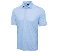 Greg Norman Men’s ML75 Microlux Fore Golf Polo Shirt - Blue Haze - Size 2XL - ML75 Fabric, PlayDry Moisture-Wicking, UPF 50+