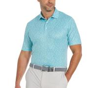 Greg Norman Men’s ML75 UPF 50+ Moisture Wicking Polo, Green, Large