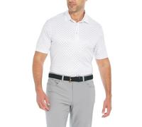 Greg Norman Men’s ML75 UPF 50+ Moisture Wicking Polo, White, Large
