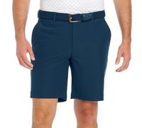 Greg Norman Men’s Stretch Flat Front Lightweight Short - 4-Way Stretch Fabric, Blue, 32