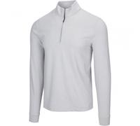 Greg Norman Mens Comfort Stretch Heathered 1/4 Zip Mock Size: Small, Colour: Grey