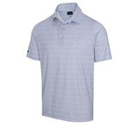 Greg Norman Men's Island Flora ML75 Stretch Golf Polo Shirt, Mens, White, Small | American Golf