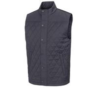Greg Norman Men's Legacy Quilted Golf Gilet Grey