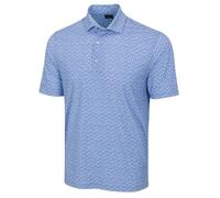Greg Norman Men's Martini Brunch Golf Polo Shirt - XXL/Vintage Blue