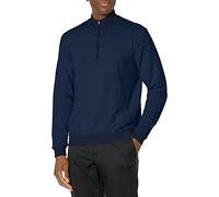 Greg Norman Men's Mock Neck, Lined for Wind Protection, Engineered to Trap Air for Additional Warmth Windbreaker, Navy, XXL