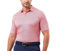 Greg Norman Men's Performance Golf Polo, Georgia Peach, XX-Large