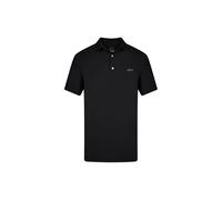 Greg Norman Mens Black Comfortable Neck Logo Stretch Golf Polo Shirt, Size: Xl | American Golf - Father's Day Gift
