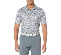 Greg Norman Men's Shark Shiver Polo, Grey, Medium