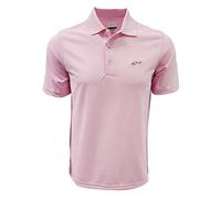 Greg Norman Men's Technical Performance Polyester Play Dry Polo Shirt (Small, Pink Coral (PKCR))