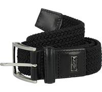 Greg Norman Men's Weave Stretch, Black, 38