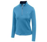 Greg Norman Women's Heritage Quarter Zip Golf Mid Layer in Light Blue | Size: Small Greg Norman Light Blue S