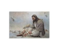 Greg Olsen Print Jesus Painting EVEN A SPARROW Canvas Wall Art Prints Poster Photo Picture Painting Posters Room Decor 24x36inch(60x90cm)