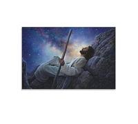 Greg Olsen Print Jesus Painting Worlds Without End Canvas Wall Art Poster Decorative Modern Home Print Picture Artworks Posters 08x12inch(20x30cm)