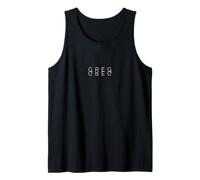 Greg Reflections - Personalized Mirrored First Name Art Tank Top