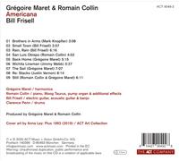 GREGOIRE MARET & ROMAIN COLLIN & BILL FRISELL - AMERICANA NEW CD
