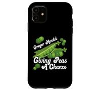 Gregor Mendel Giving Peas A Chance Biology Lab Tech Genetic Case for iPhone 11