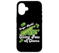 Gregor Mendel Giving Peas A Chance Biology Lab Tech Genetic Case for iPhone 16