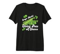 Gregor Mendel Giving Peas A Chance Biology Lab Tech Genetic Premium T-Shirt