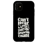 Gregorian Chant Funny Catholic Traditional Latin Mass Music Case for iPhone 11