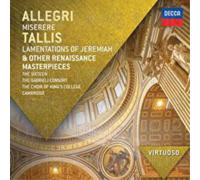 Gregorio Allegri Allegri: Miserere/Tallis: Lamentations of Jeremiah... (CD)