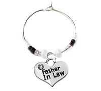 Gregory Crafts & Gifts One Wine Charm Wedding Table & Family Members - Bride, Groom, Bridesmaid, Mother, Father and lots more (Godmother)