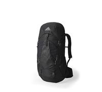 Gregory Trailflex - Stout 45 - Backpacking Backpack, 69 cm, 45 L, 1.34 KG, Backpacking Pack with Adjustable Fit for Men, Hydration Compatible, Rain Cover Included, Black (Forest Black)