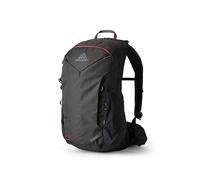 Gregory Vaporspan - Zulu LT 25 - Men's Day Hiking Backpack, 55 cm, 25L, 1.06 KG, Lightweight Ventilated Backpanel, Adjustable Hipbelt, Hydration Compatible, Raincover Included, Black (Volcanic Black)
