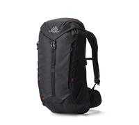 Gregory Vaporspan - Zulu LT 28 - Men's Day Hiking Backpack, 58 cm, 28L, 1.12 KG, Lightweight Ventilated Backpanel, Adjustable Hipbelt, Hydration Compatible, Raincover Included, Black (Volcanic Black)