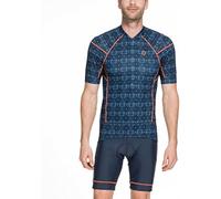 Gregster Men Bike Set pants + jersey Bilbo, Dark Blue Printed, L,